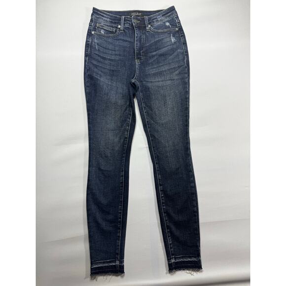 Judy Blue Women's Skinny Fit Stretch Blue Denim Jeans - Size 5/27 (28x29) - Picture 1 of 6